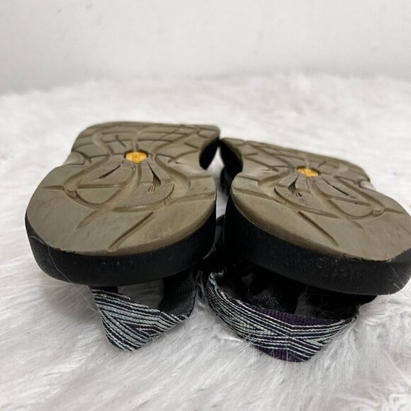 Chaco Women’s Sandals ZX2 Yampa Pixel Weave Slingback Toe-Loop J103426 Sz 6 Blue - Picture 12 of 12